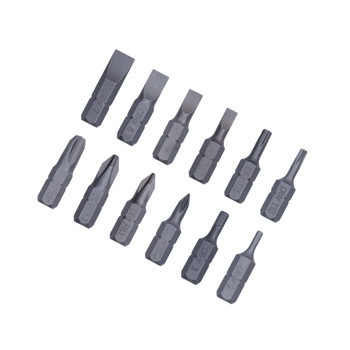 Отвертка с битами 12 шт CrV трещоточная (блистер) Мукачево - изображение 4