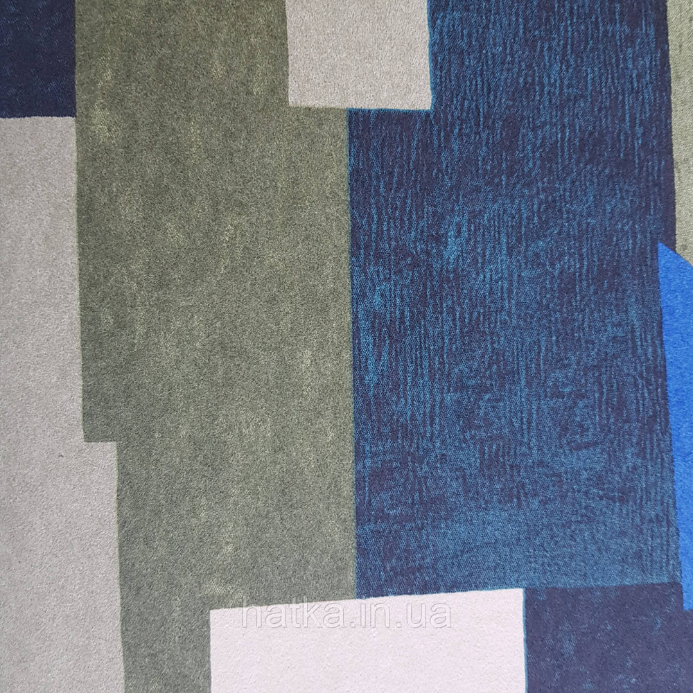 Обои флизелиновые эко Khroma Zoom Goja 0.53х10.05 м абстракция геометрия синий желтый черный белый Киев - изображение 4