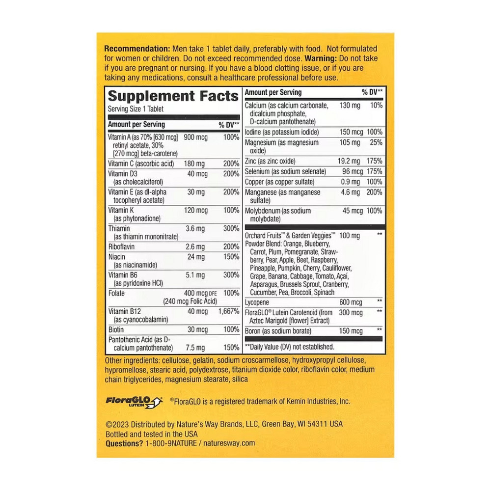 Men's 50+ Complete Multivitamin - 50 tabs Киев - изображение 2