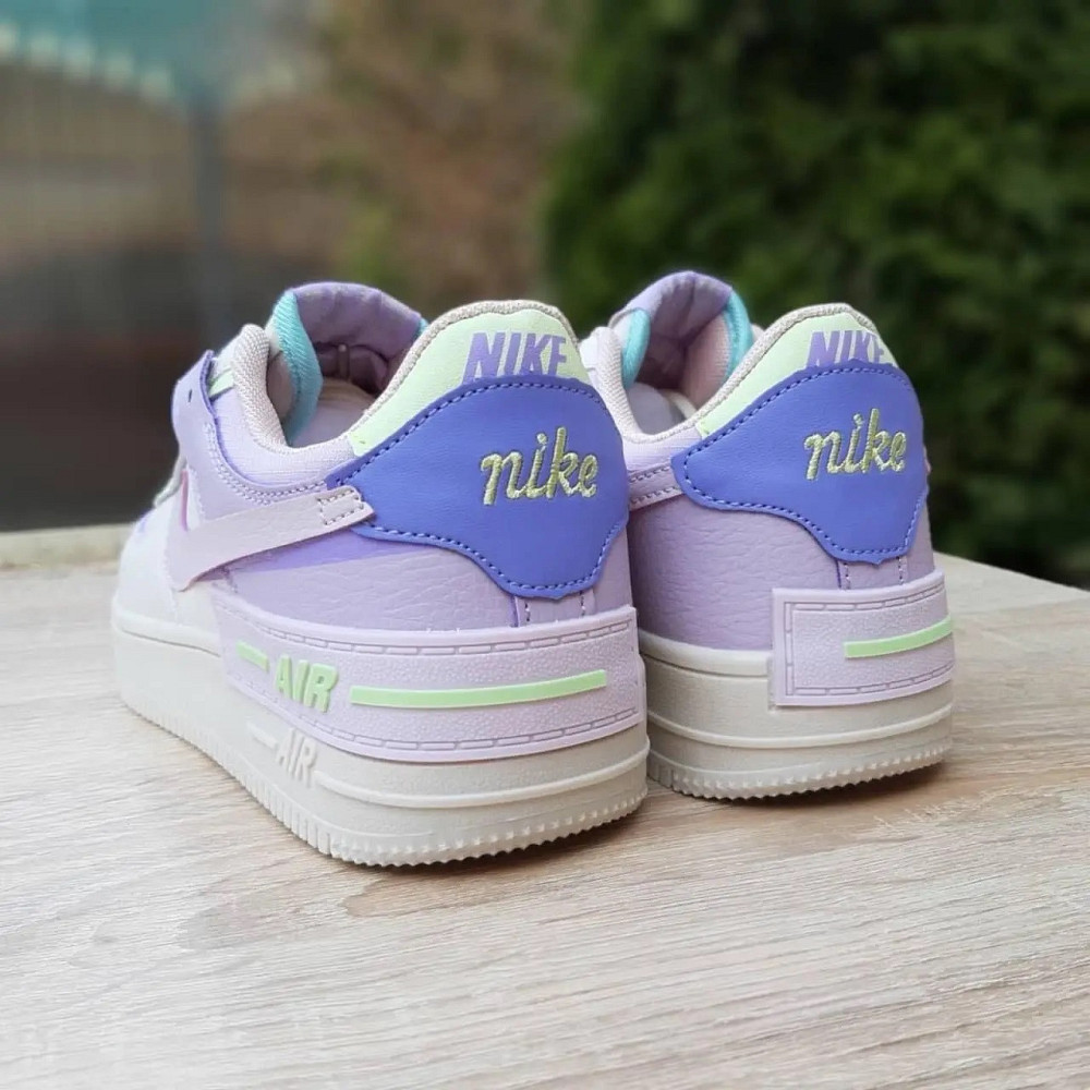 Кроссовки Nike Force Белые Женские Кожаные Форсы Разноцветные Найк Shadow (размеры: 36,37,38,39,40,41) - 25 Днепр - изображение 10