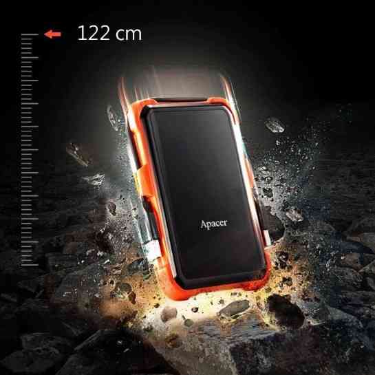 Зовнішній жорсткий диск PHD External 2.5'' Apacer USB 3.1 AC630 1TB Orange (color box) Київ