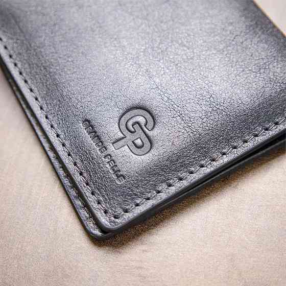 Портмоне из натуральной кожи GRANDE PELLE 11462 Черный Киев