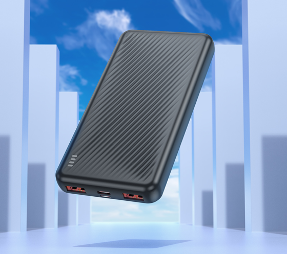 Зовнішній акумулятор BOROFONE BJ56 Graceful 22.5W+PD20W fully compatible power bank (10000mAh) Black Київ