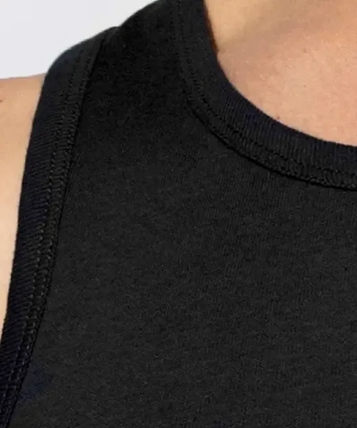 Чоловіча майка Atlantic бавовна BMV-046 L, Чорний Київ - фото 3