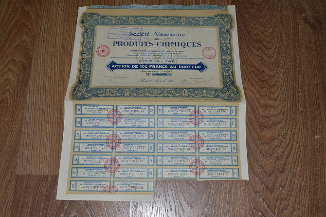 Акція. Франція. 1928 рік №268,756 (78) Полтава - фото 1
