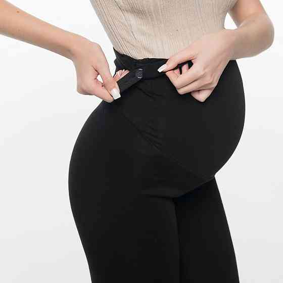 Легінси для вагітних на хутрі Чорні Київ