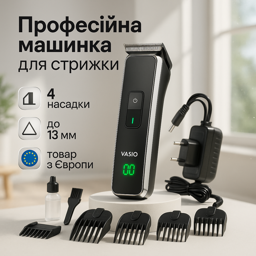 Профессиональная машинка для бритья головы Magio, Классная машинка для стрижки волос KE-77 Львов - изображение 13