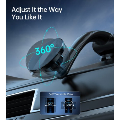 Универсальный автодержатель Choetech с магнитным креплением на стекло или торпеду (AT0005-BK) Винница - изображение 8