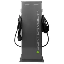 Wolnostojąca stacja ładowania EVSE 2x22 kW ładowarka dwustanowiskowa typ 2 RFID 2x5m kabel do DOKTORVOLT DV-5169-EV Київ