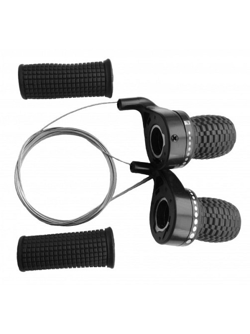 Ревошифт переключения скоростей велосипеда (L-3, R-7 скоростей) (+ручки руля) (KG-02A) Мукачево - изображение 1