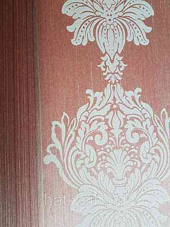 Текстильні шпалери на флізеліновій основі Cador Rasch Textil 086767 вензелі світло-бурштиновий тарракотовый Київ