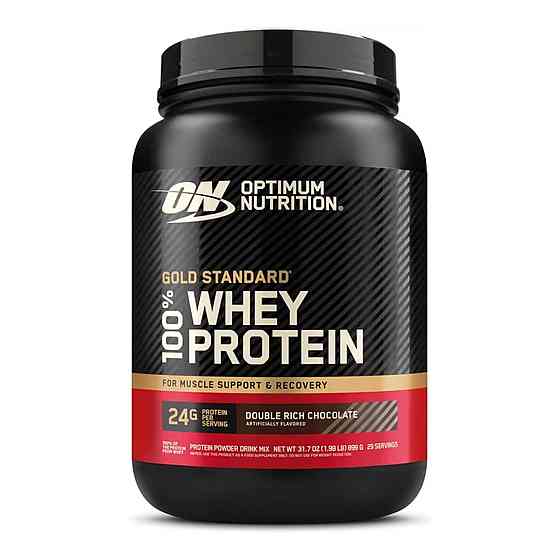 Сироватковий протеїн Gold Standard 100% Whey — 775 g подвійний насичений шоколад Київ