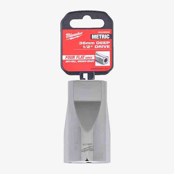 Головка хромированная метрическая удлиненная 1/2'' MILWAUKEE, 36мм Одесса
