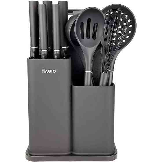 Набір кухонного приладдя Magio MG-1097B ( Чорний ) Харьков