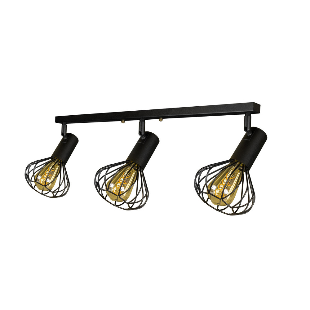 Стельовий поворотний світильник лофт Е27-3 Lotus NL 1415-3 Київ - фото 2