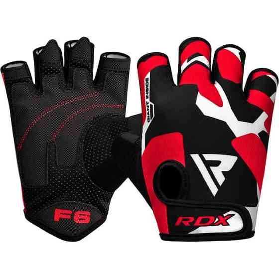 Рукавички для фітнесу RDX F6 Sumblimation Red S Каменское