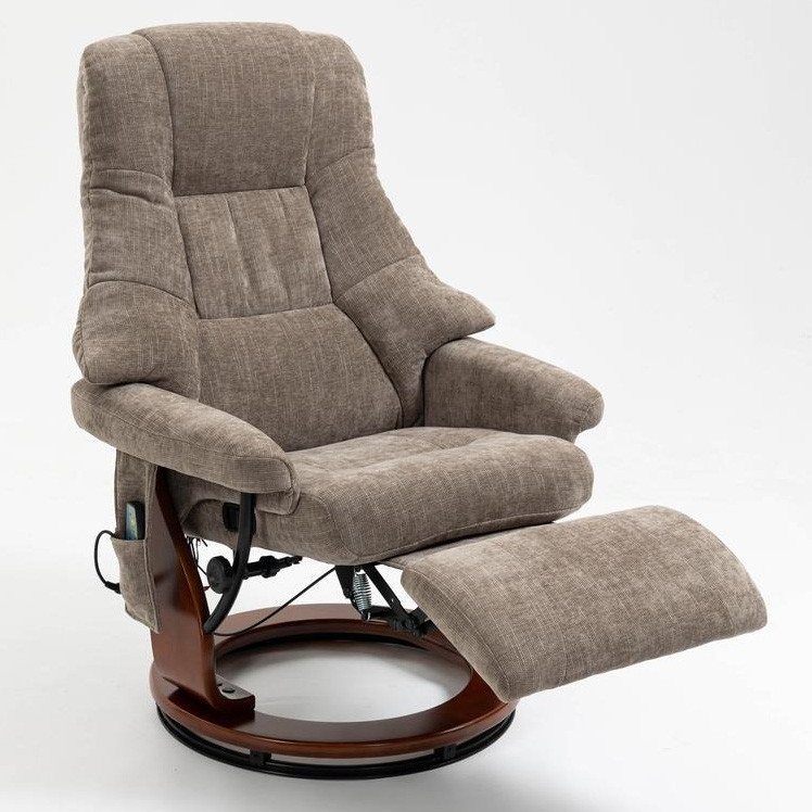 Крісло для відпочинку Avko Style ARMH 002 Cappuccino з масажем, підігрівом і підставкою для ніг Київ - фото 4