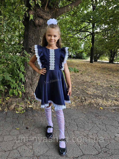 Красивое школьное платье с кружевом 116-140 Кривой Рог - изображение 10