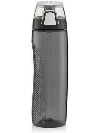 Универсальная Бутылка для воды 710 мл с таймером и крышкой Thermos (320040) Серая Нововолынск