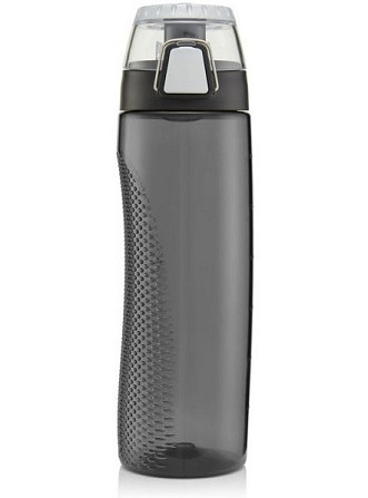 Универсальная Бутылка для воды 710 мл с таймером и крышкой Thermos (320040) Серая Нововолынск - изображение 2