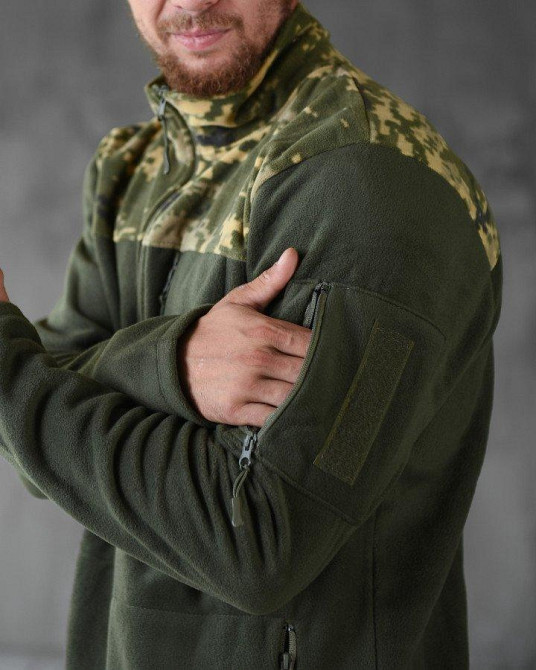 Тактическая флисовка койот пиксель  LOBO ВТ7475 Одесса - изображение 4