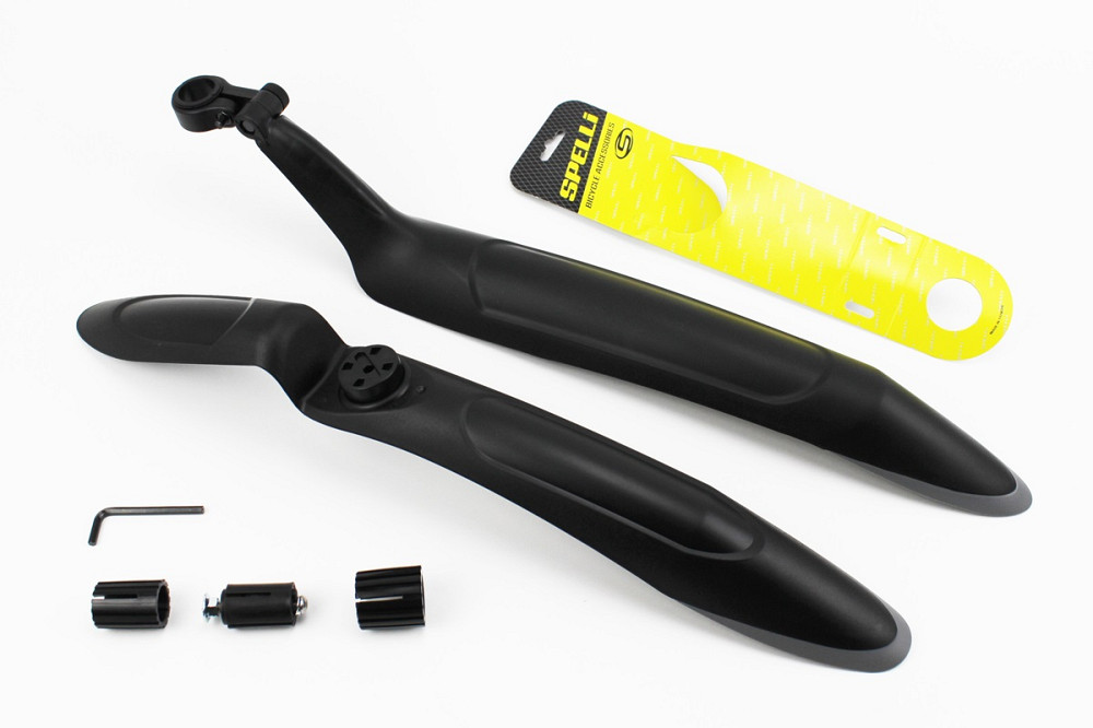 Крила пластмасові 24-26" MTB, чорні SMG-661 Київ - фото 1