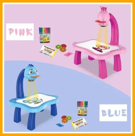 Детский стол проектор для рисования с подсветкой Projector Painting РОЗОВЫЙ Коломыя