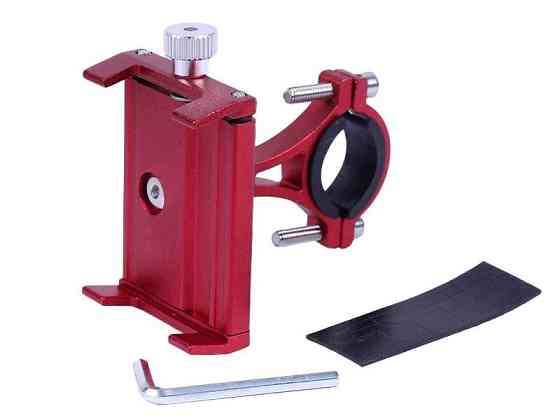 Крепление для телефона на руль HFCM-14 алюминий красный Киев