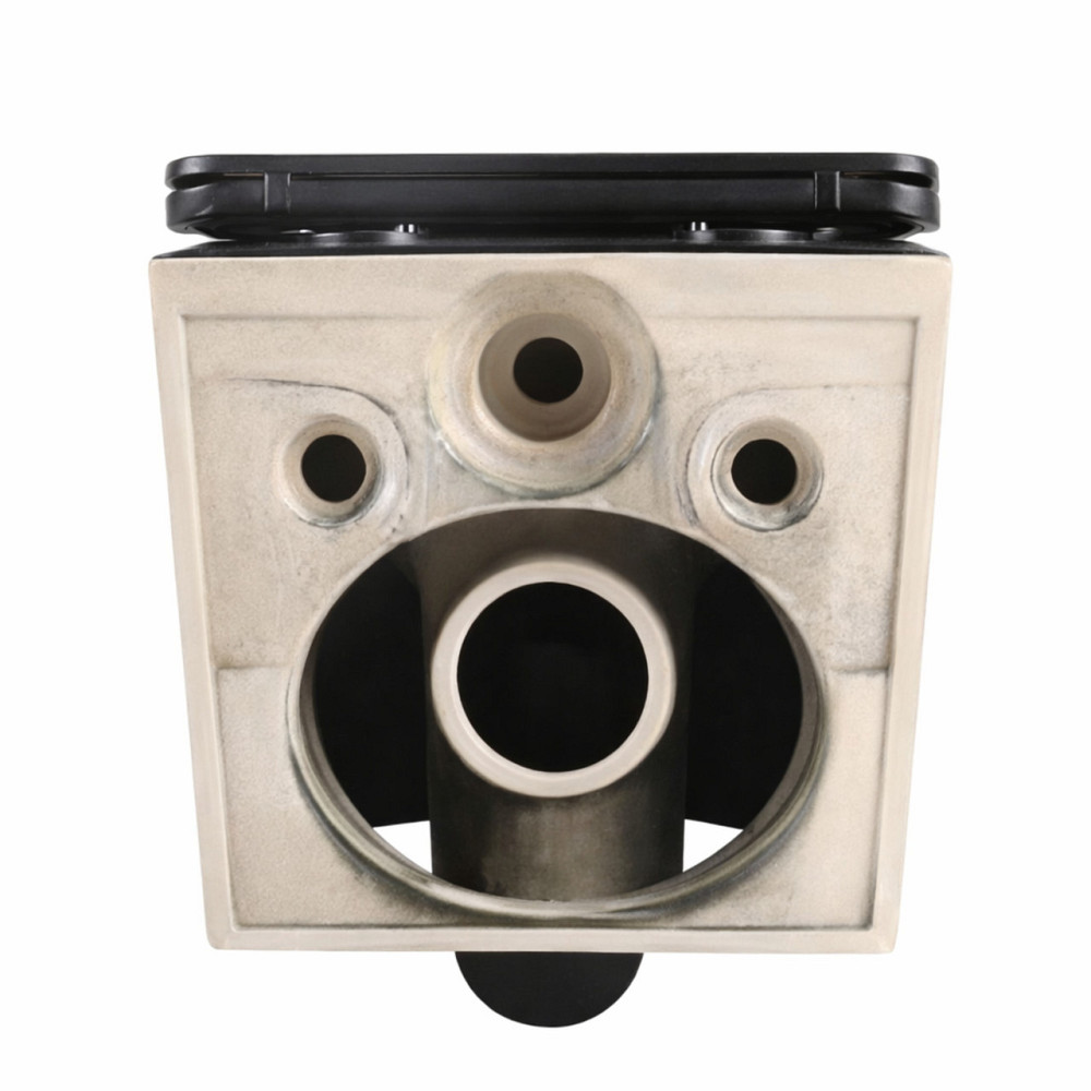 Унитаз подвесной Qtap Crow Ultra Quiet 485×340×290 мм, Matt Black, с сиденьем Slim Duroplast/ Soft-close/ Quick Release Киев - изображение 7