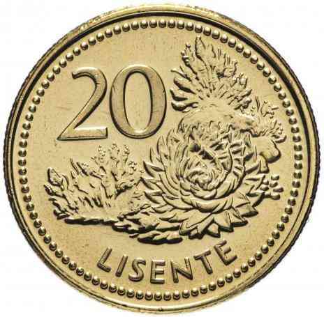 Lesotho Лесото 20 Lisente 1998 UNC Полтава