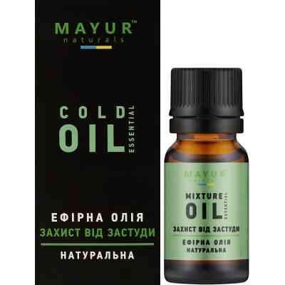 Эфирное масло Mayur Защита от простуды 10 мл (4820230955453) Винница