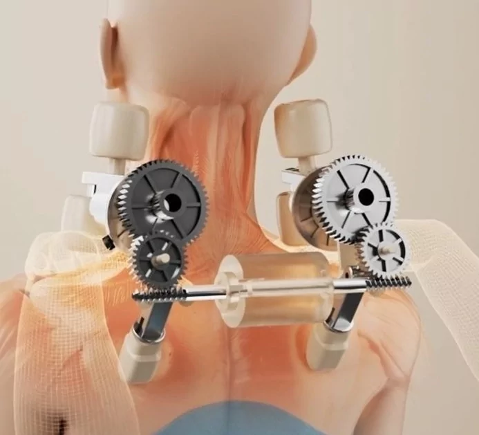 Массажер роликовый для шеи и плеч HJ188 (Серый) Винница - изображение 8