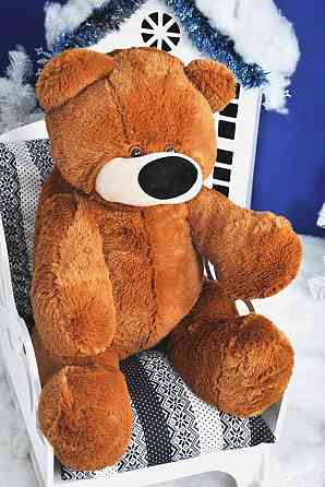 Плюшевая игрушка медведь Алина Бублик 95 см коричневый Киев