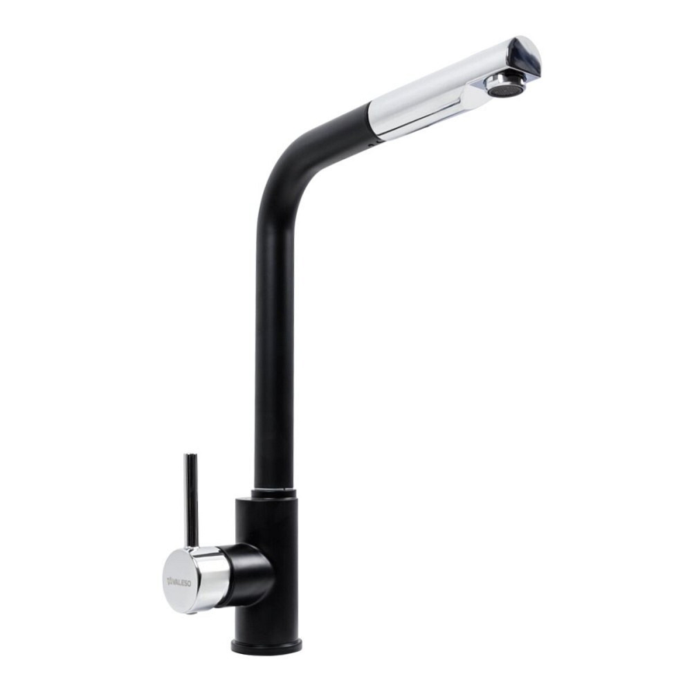 Кухонний змішувач з висувною лійкою VALESO Q411MB Коломыя - изображение 1