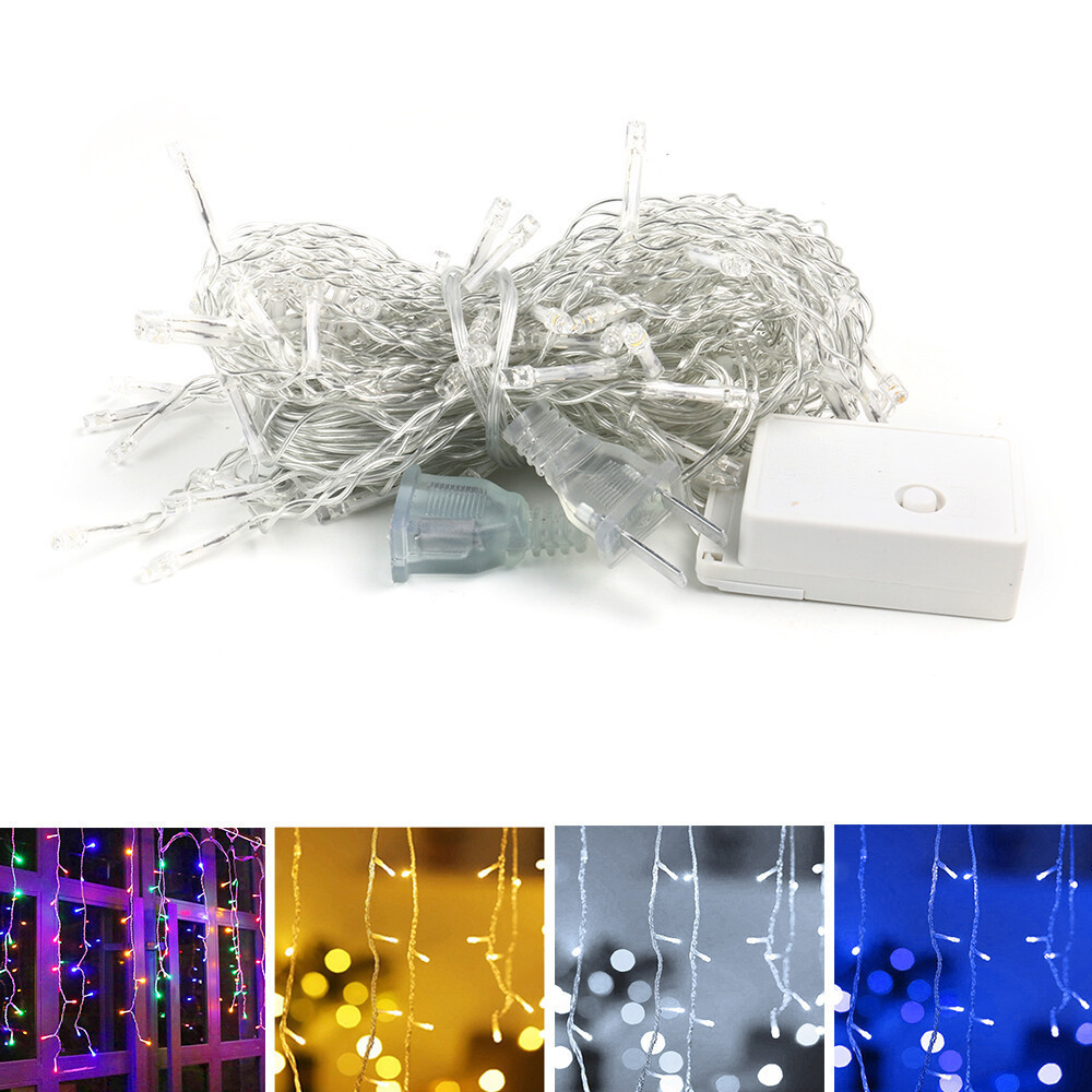 Гирлянда новогодняя светодиодная Капля Росы цветная 300 LED 3x1м праздничная Киев - изображение 2