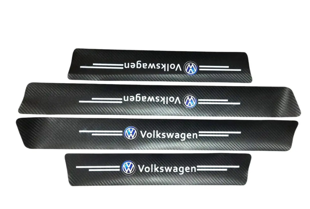 Захисна плівка на пороги Volkswagen (карбонова стрічка) к-т 4шт Вінниця - фото 1