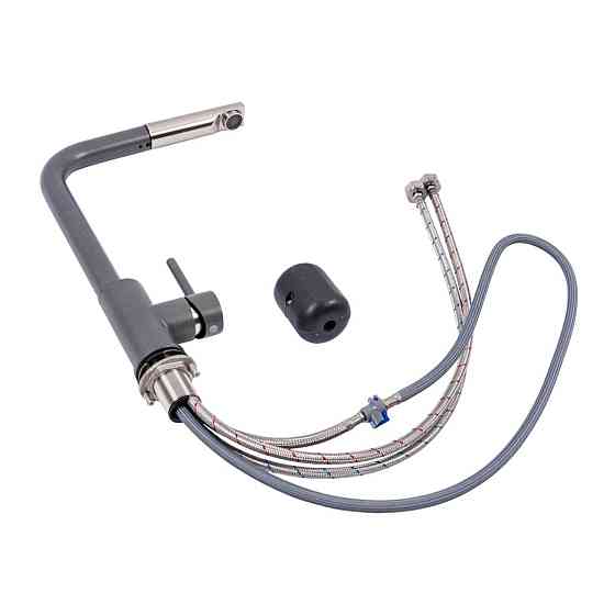 Q411B змішувач кухонний VALESO МОРІОН (з висувною лійкою) Коломыя