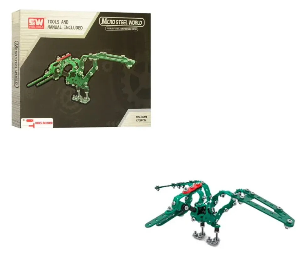 Конструктор металевий Птеродактиль з викруткою 173 деталі (SW-029) Чернигов - изображение 1