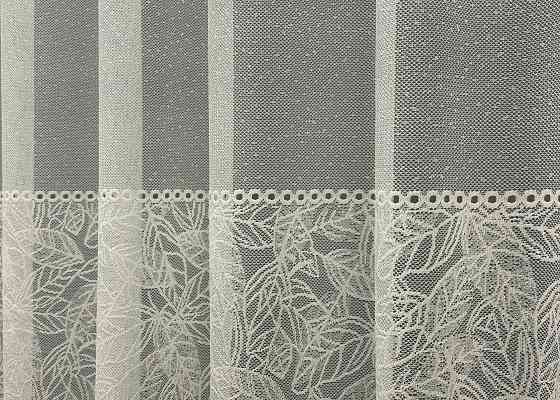 Тюль жаккард цвет молочный 1667т Киев