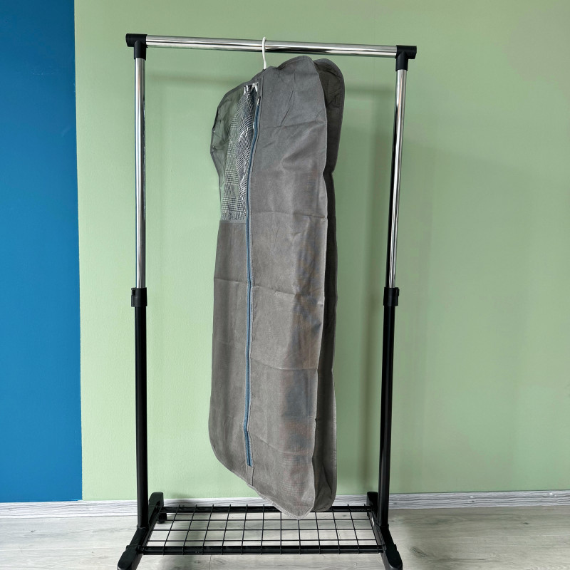 Чехол для верхней одежды с прозрачной ПВХ вставкой 120х60х8 см HCh-120-8-grey (Серый) Сумы - изображение 1