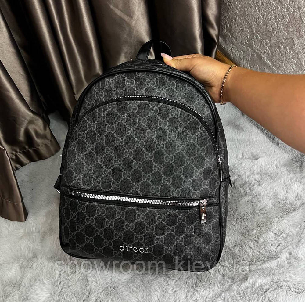 Жіночий зручний брендовий рюкзак GG (6602) Київ - фото 1