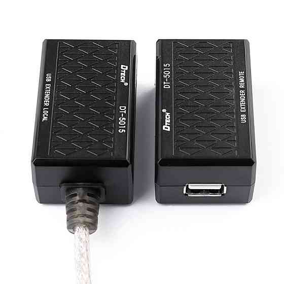 Кабель продовжувач USB 2.0 AM-AF, 60.0м (USB по витій парі RJ 45) DT-5015 Dtech Вінниця