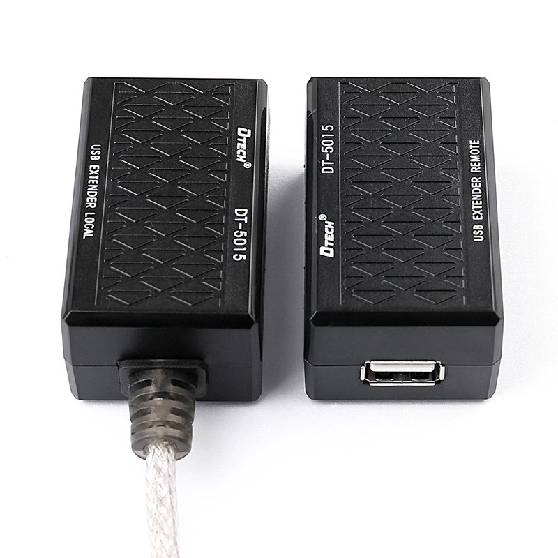 Кабель продовжувач USB 2.0 AM-AF, 60.0м (USB по витій парі RJ 45) DT-5015 Dtech Вінниця - фото 5