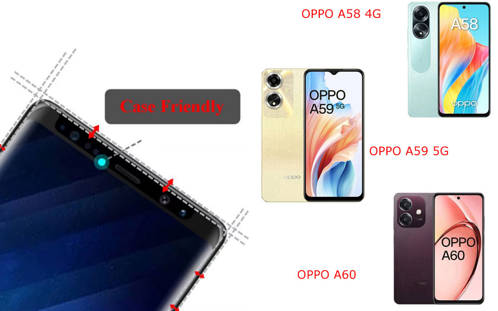 Захисне скло HyperGlass Pro для OPPO A58 4G, OPPO A59 5G, OPPO A60 – максимальна чутливість та захист Київ - фото 4