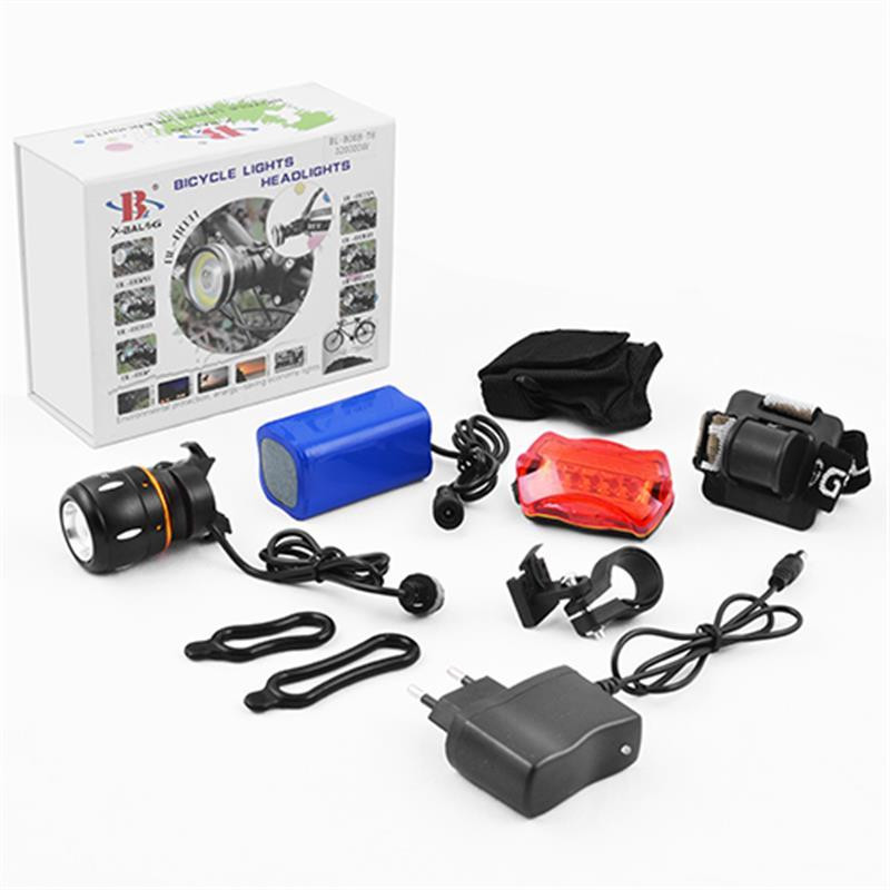 Ліхтарик налобний BAILONG BL-CB0603-T6 акмуляторний для походів, ремонту автомобіля, кемпінгу Одеса - фото 5