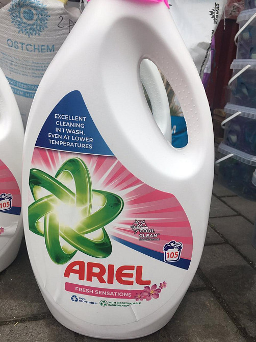 🧺 Ariel Fresh Sensations 105 прань — Рідкий пральний засіб для свіжості та чистоти білизни 🌸 Київ - фото 1