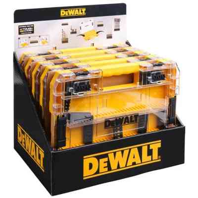 Ящик для інструментів DeWALT для біт системи TSTAK Tough Case L з футляром та касетами 8шт, розділювачі 6шт (DT70804) Вінниця