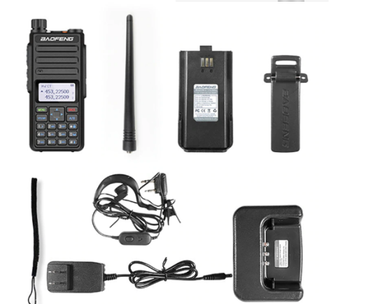 Рация Baofeng BF-H6 10Вт IP55 переносная радиостанция Черный Винница