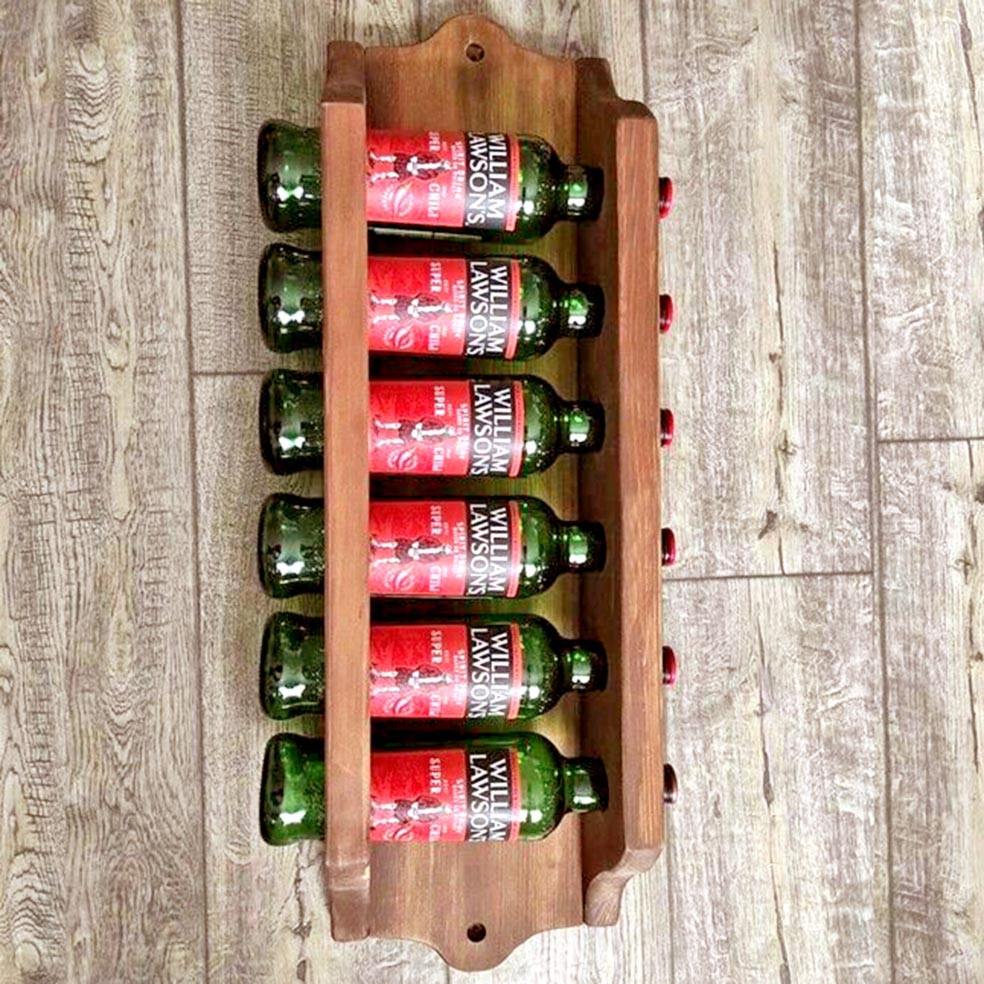 Настінна винна полиця "Отофу" шафран Миколаїв - фото 1