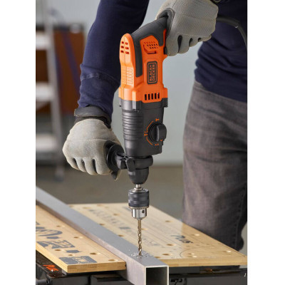 Перфоратор Black&amp;Decker SDS-Plus, 650 Вт, 1.6 Дж, 3 режими, кейс, 3.57 кг (BEHS01) Вінниця - фото 12